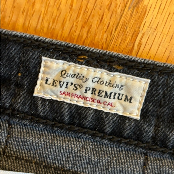 LEVI’S WEDGIE STRAIGHT JEANS | SIZE 27 | BLACK - Straight Leg Ankle Cropped - Picture 10 of 14